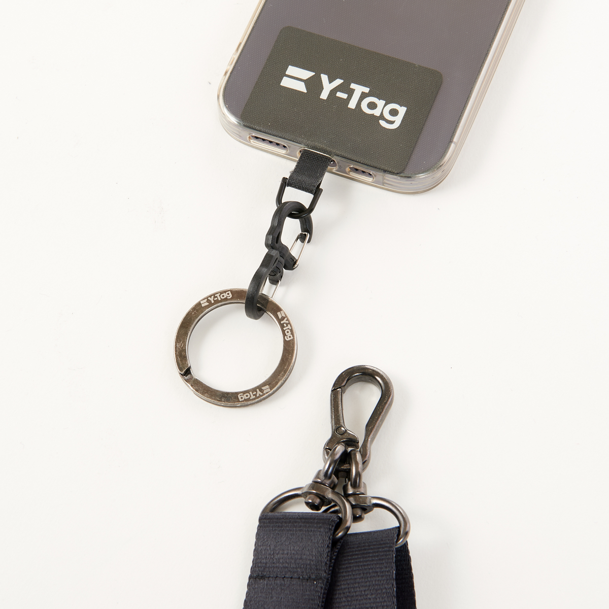 <div class="metafield-rich_text_field"><h2>ショルダー紐とリングがワンタップで着脱可能</h2></div>